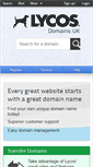 Mobile Screenshot of domains.lycos.co.uk