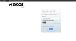 Desktop Screenshot of mail.lycos.co.uk